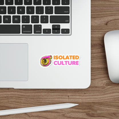 Isolated Dunkin Donut Style Decal