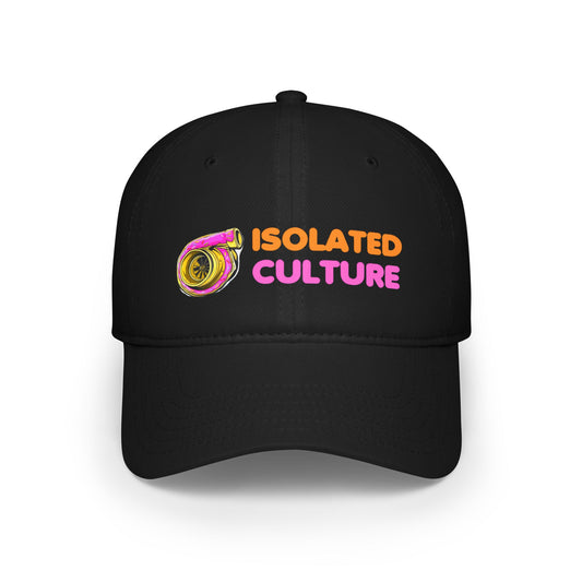 Isolated Dunkin Donuts Style Hat (Black)