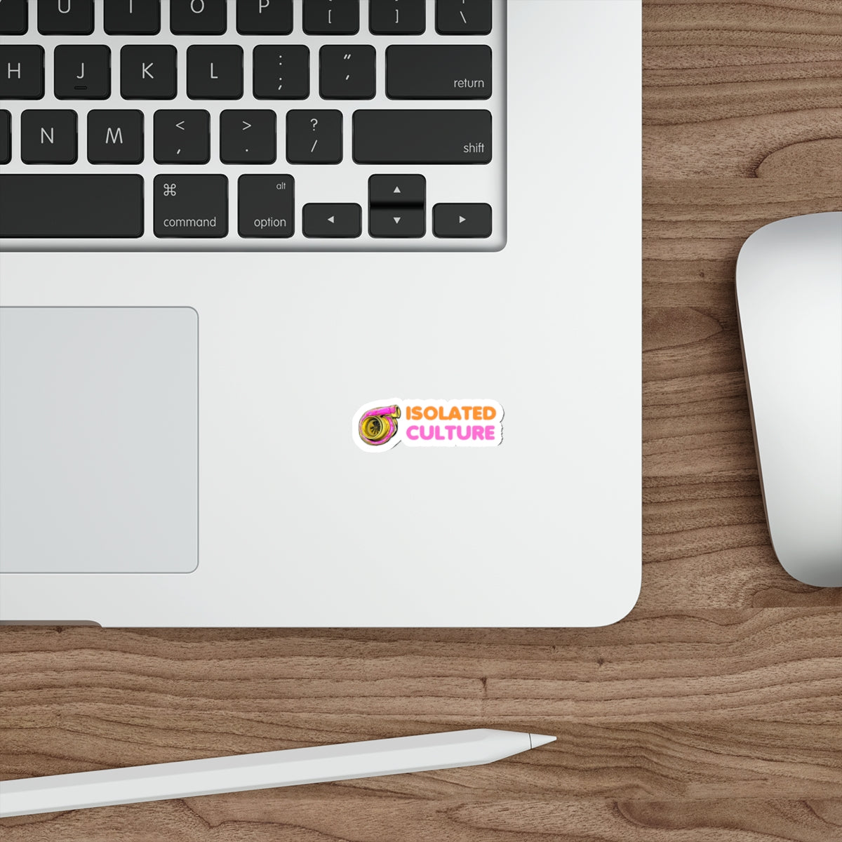 Isolated Dunkin Donut Style Decal