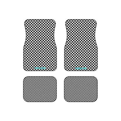 Isolated Checkerboard Floor Mats