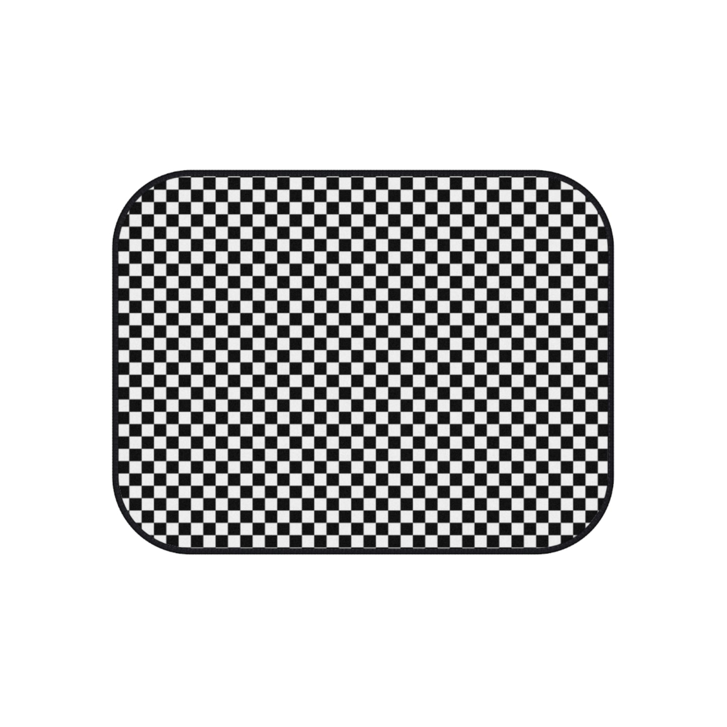 Isolated Checkerboard Floor Mats