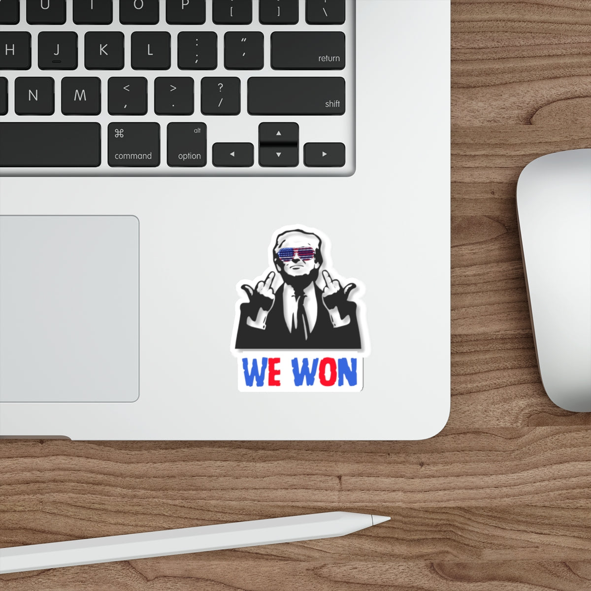 Trump we won decal