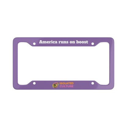 Isolated Dunkin Donuts Style Plate Frame