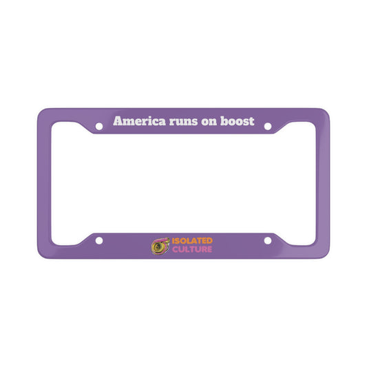 Isolated Dunkin Donuts Style Plate Frame