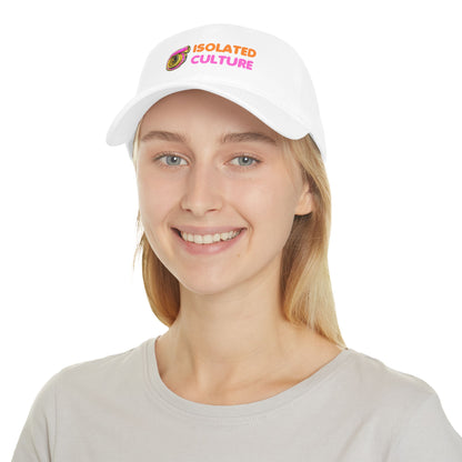 Isolated Dunkin Donuts Style Hat (White)