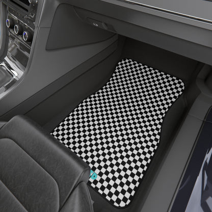 Isolated Checkerboard Floor Mats