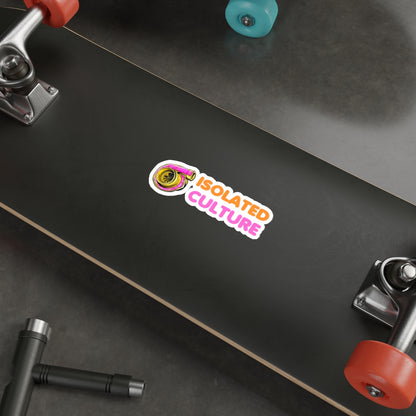 Isolated Dunkin Donut Style Decal