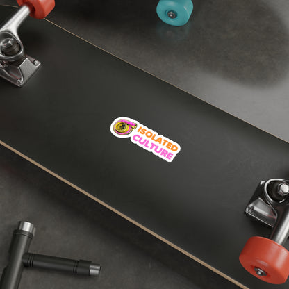 Isolated Dunkin Donut Style Decal