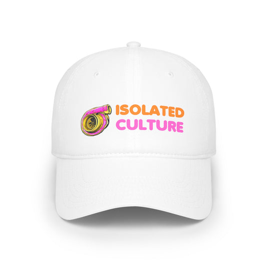 Isolated Dunkin Donuts Style Hat (White)