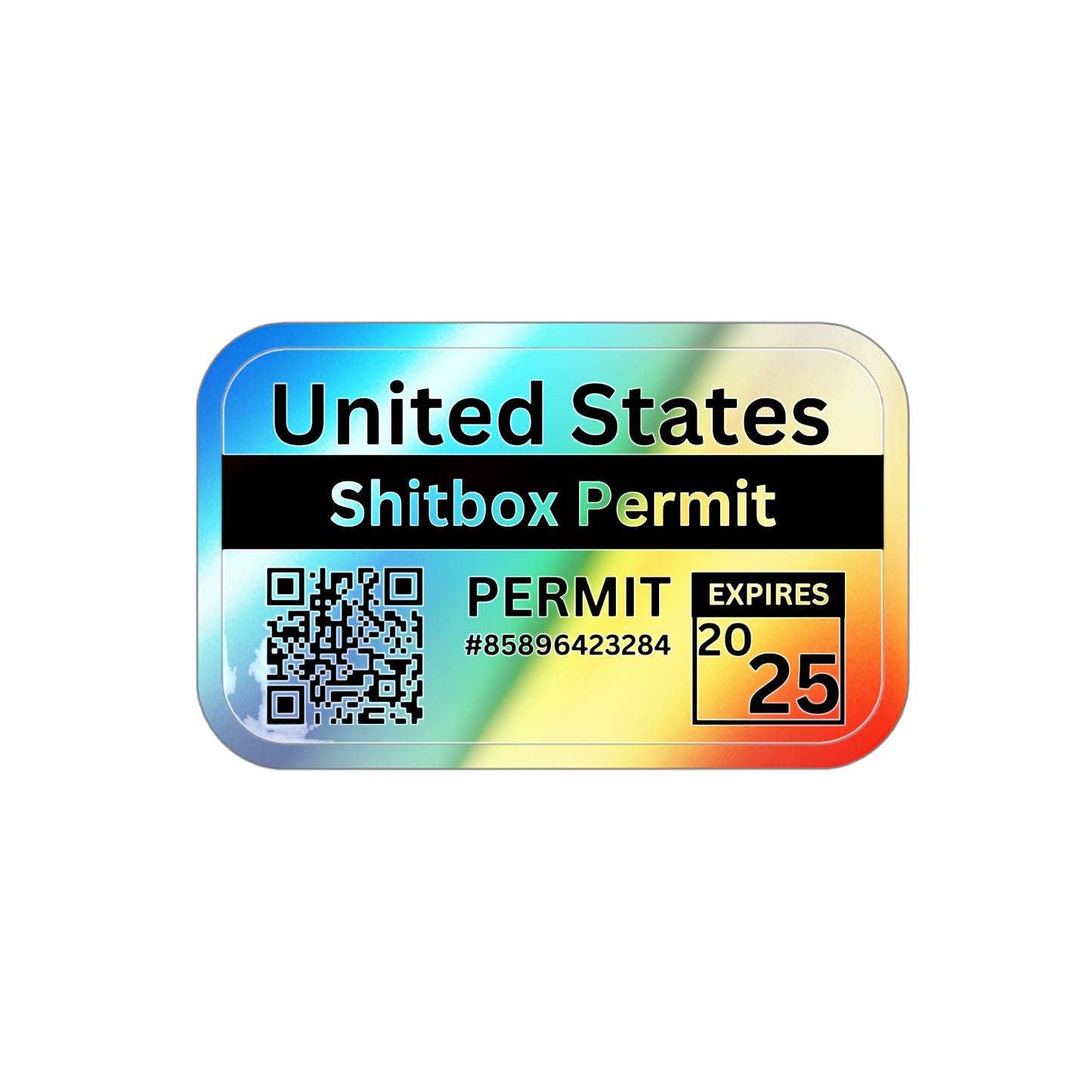 Holographic Shitbox Permit