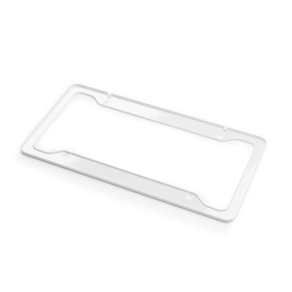 Isolated License Plate Frame